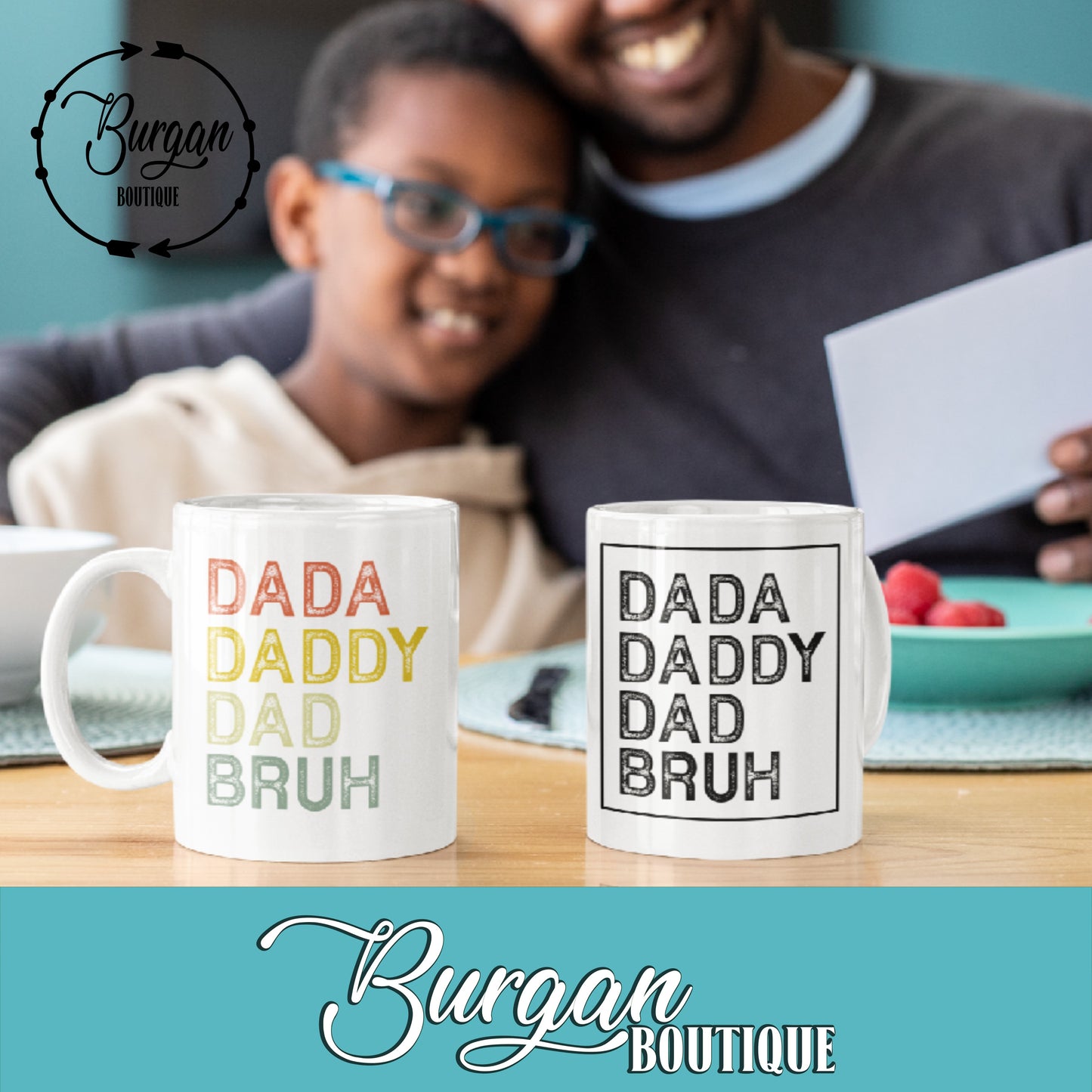 Dada, Daddy, Dad, Bruh Father's Day 11 oz Mug