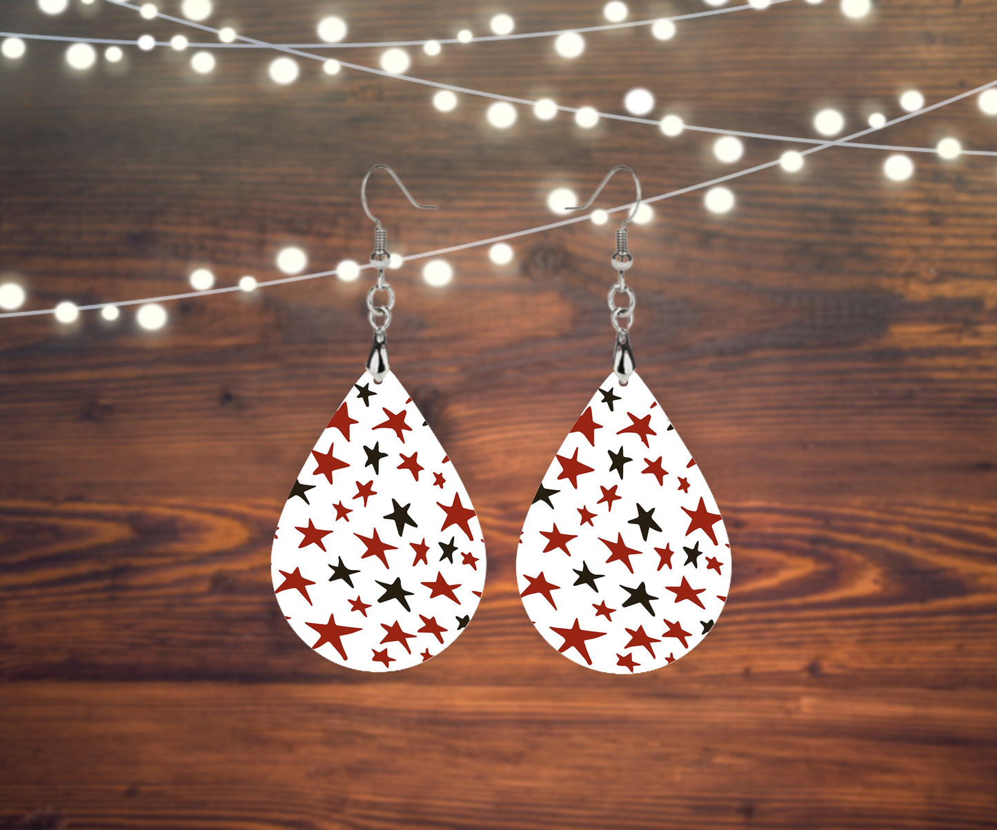Patriotic Stars Earrings