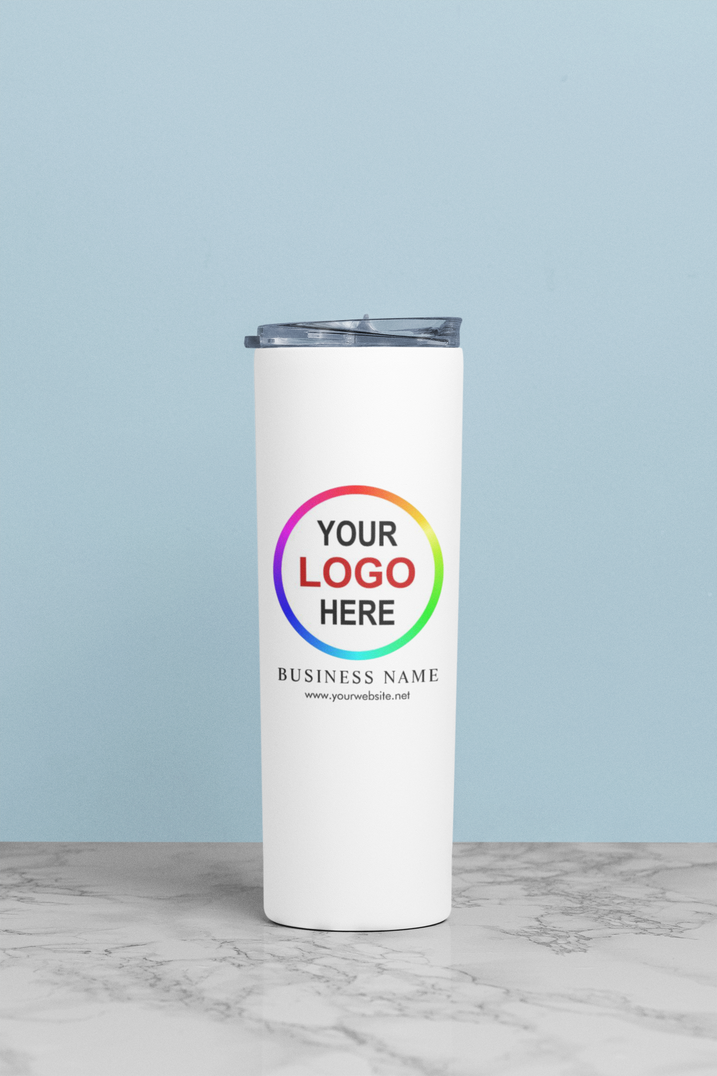 Personalized Logo Skinny Tumbler