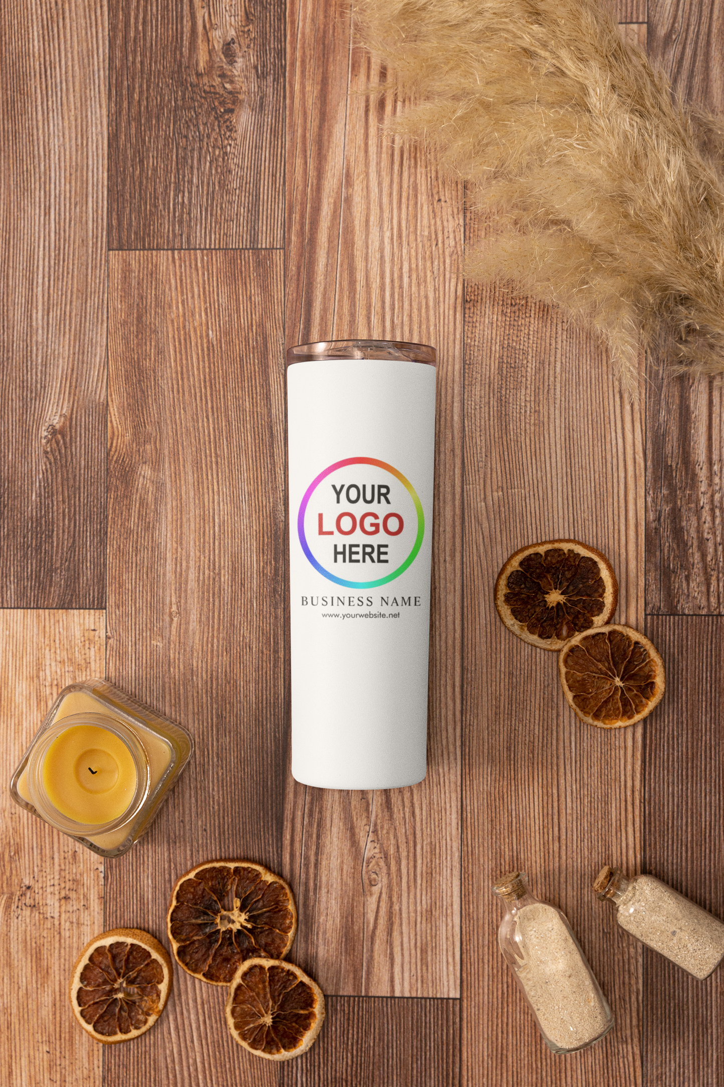 Personalized Logo Skinny Tumbler
