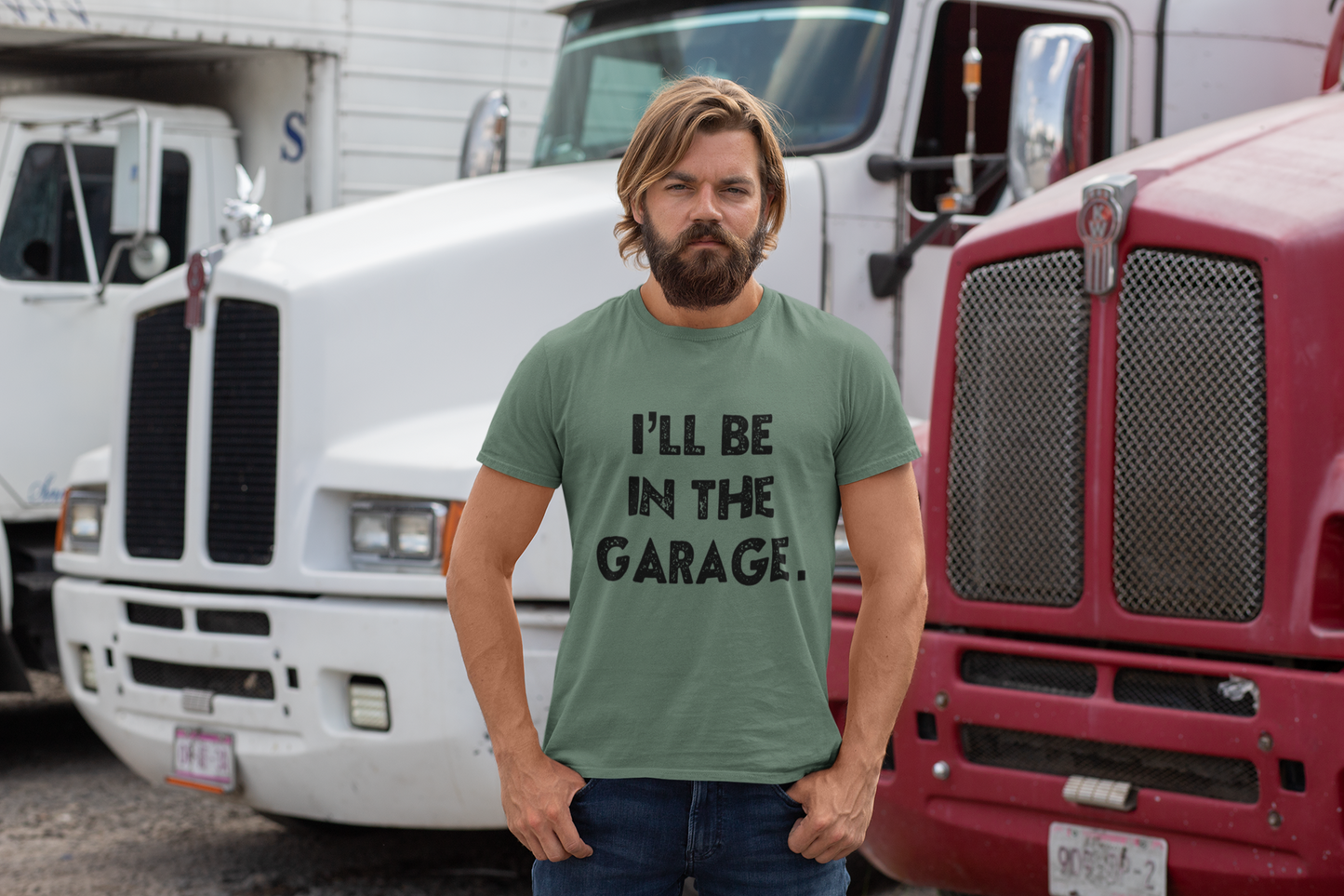 I'll Be In The Garage Men's T-Shirt
