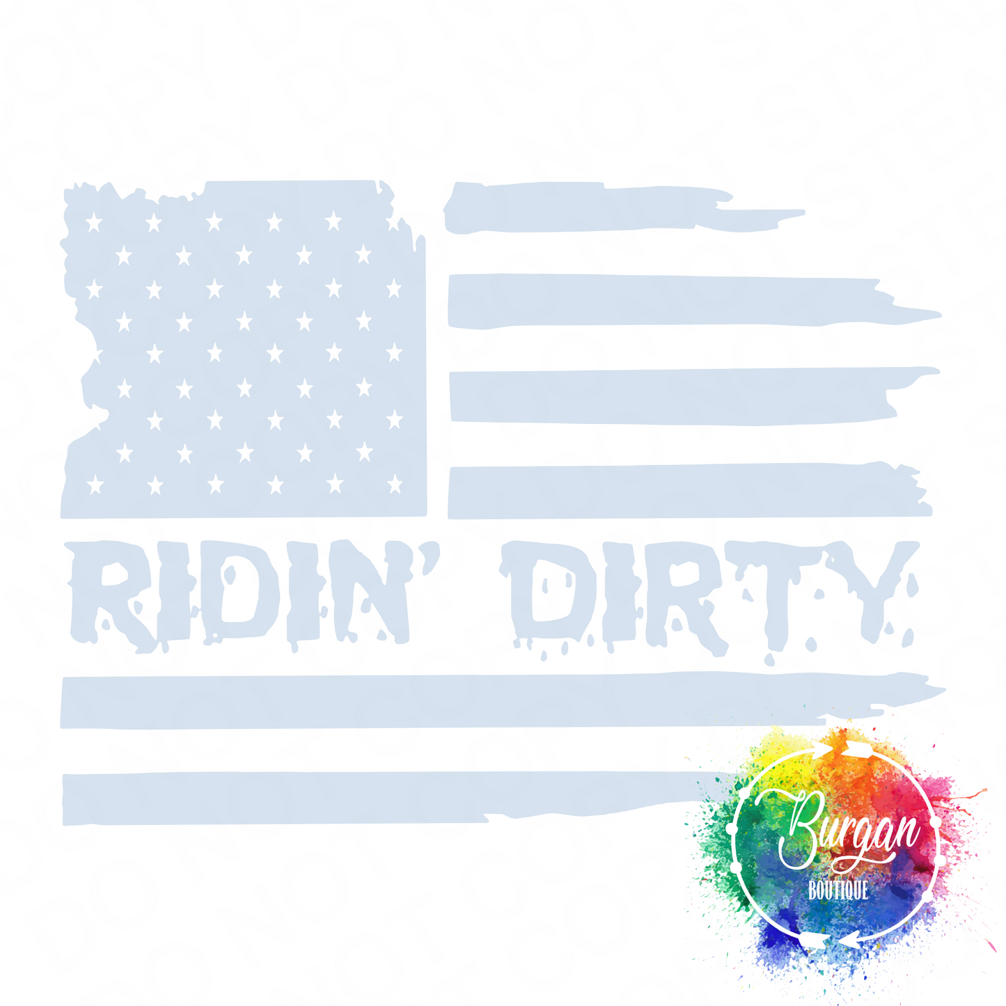 Ridin' Dirty Vinyl Decal