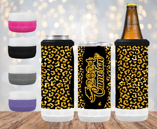 Graduate 16 oz 4-in-1 Tumbler and Can Cooler with a Bluetooth speaker *Name Included