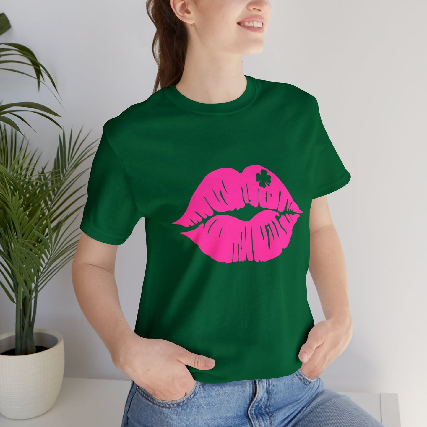 Irish Kiss St. Patrick's Day Jersey Short Sleeve Tee