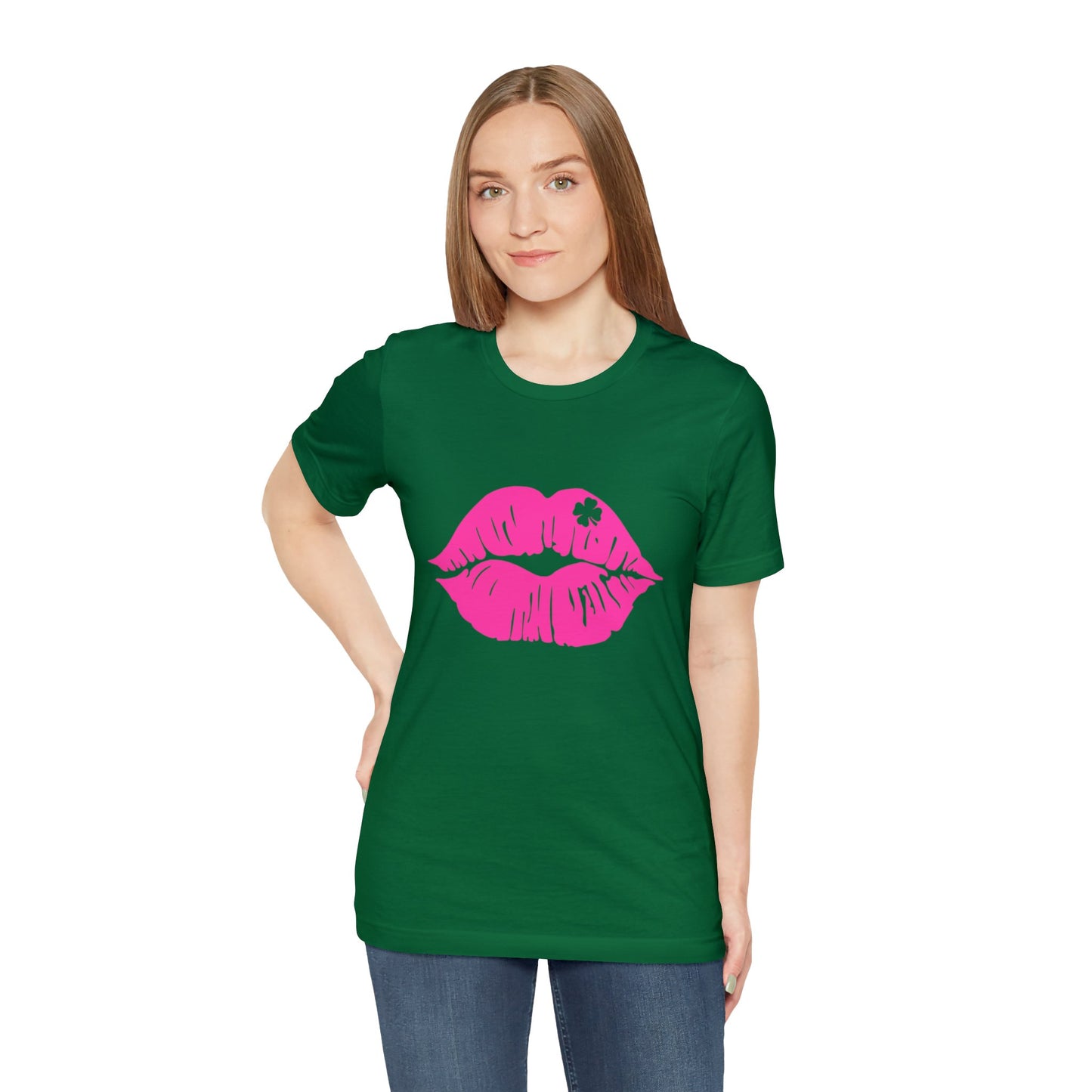 Irish Kiss St. Patrick's Day Jersey Short Sleeve Tee