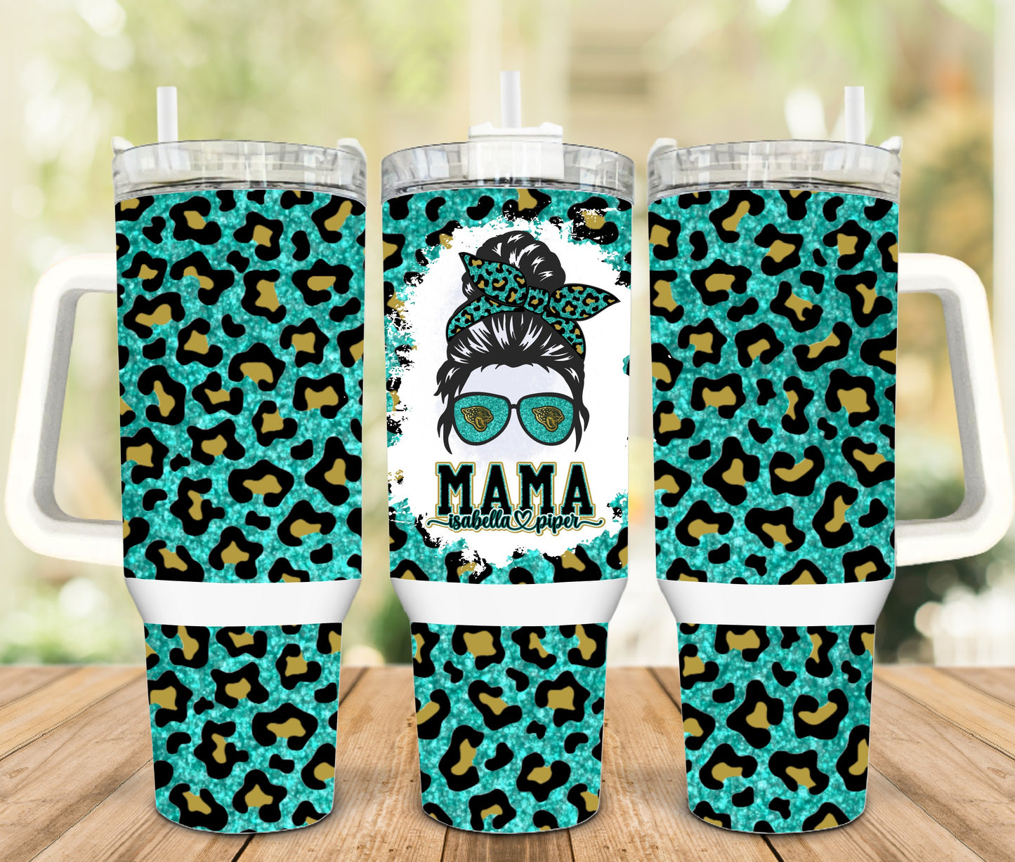 Jags Mama 40 oz Tumbler with Handle