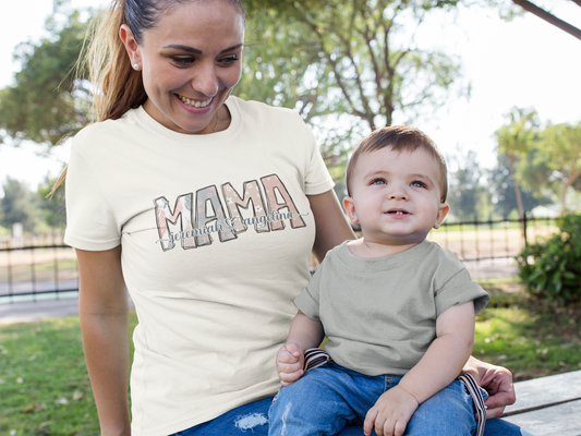 Personalized Mama T-Shirt "Boho Mama"