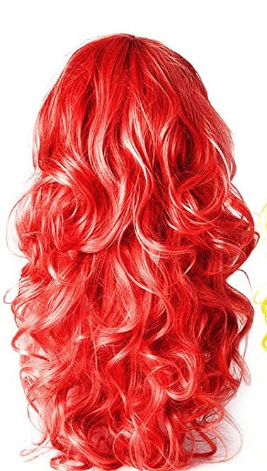 Neon Long, Wavy Colorful Wig