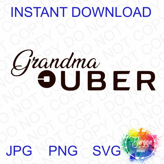 Grandma Driver Digital Download